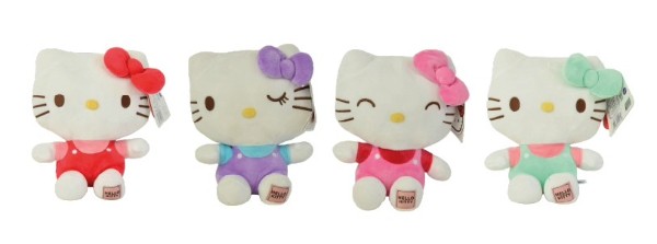 (Mis 3+) HELLO KITTY Classica Peluche 25cm -4ass…x8
